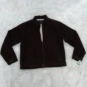 NWT Club Room brown corduroy coat